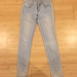 Light blue skinny jeans